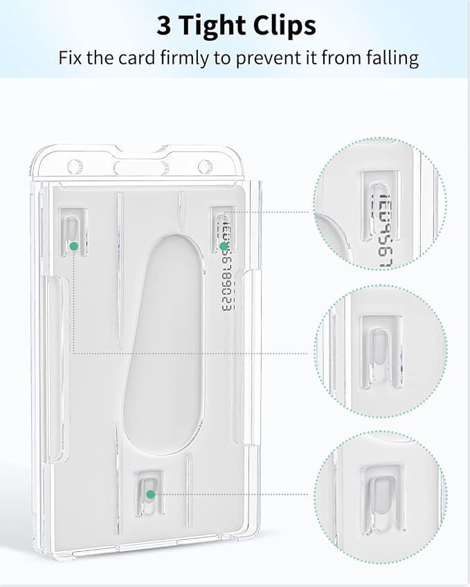Pawfly 5 Pack Vertical 2-Card Badge Holders - Image 7