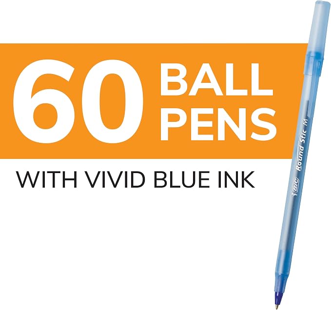 BIC Round Stic Xtra Life Ballpoint Pen - Image 3