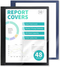 Binditek 48 Pack Clear Front Report Covers by Binditek