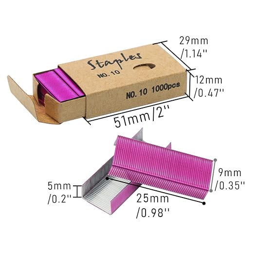 NatSumeBasics Colorful #10 Staples Colored Staple - Image 3