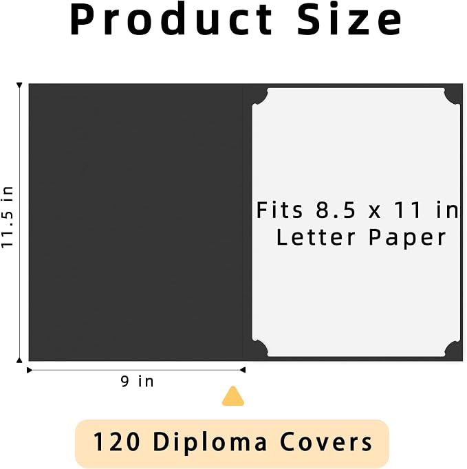 HAUTOCO 120 Pcs Certificate Holders, Graduation - Image 2