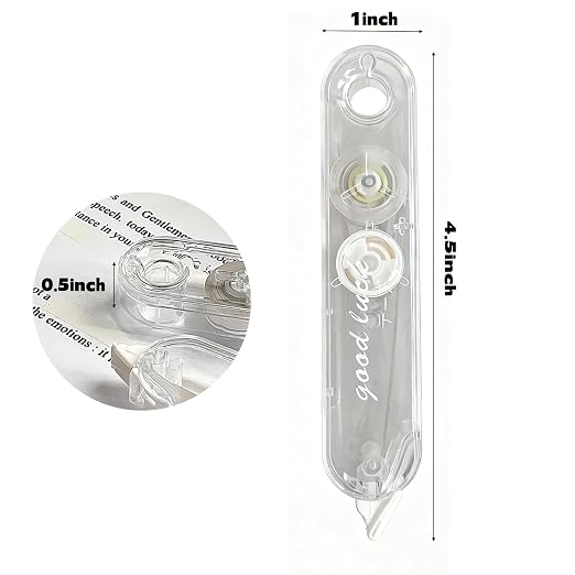 5 Pack Correction Tape, Correction Types Pen Correction Tape Pens Transparent - Image 2