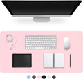 Leather Desk Pad Protector, Non-Slip Desk Pad, on-Slip PU Leather Large Mouse by CADONO
