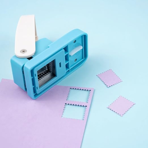 2 Pcs Stamp Punches, Rectangular Embossed Edge Postage Stamps Shape Paper Punch - Image 6