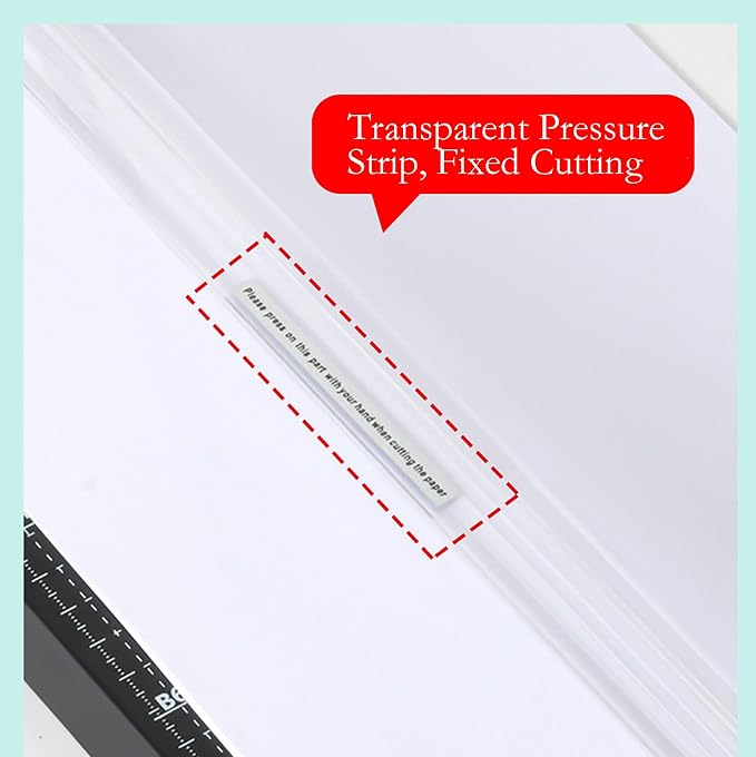A4 Heavy Duty Paper Cutter, 15.6 in x 8.8 in 8 Sheets Capacity Paper Trimmer - Image 9