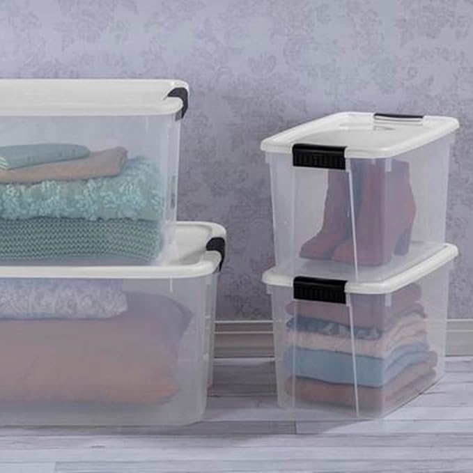 Sterilite 6-Pack 30 Quart Ultra Latch Box, and Closet - Image 6