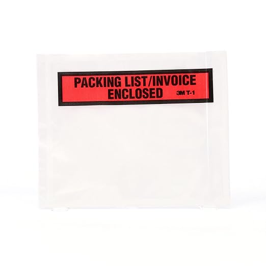3M Top Print Packing List Envelope PLE-T1, 4-1/2 in x 5-1/2 in, 100 per carton - Image 2
