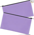 2 Pieces Money Bags with Zipper, 11x6.1 inch Money Pouch, Bank Bag, Cash Bag by Joyberg