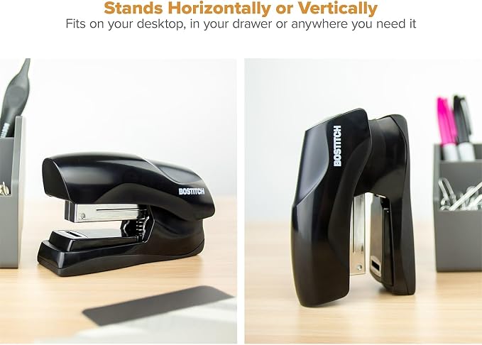 Bostitch Office Heavy Duty Stapler, 40 Sheet Capacity, No Jam, Half Strip - Image 4