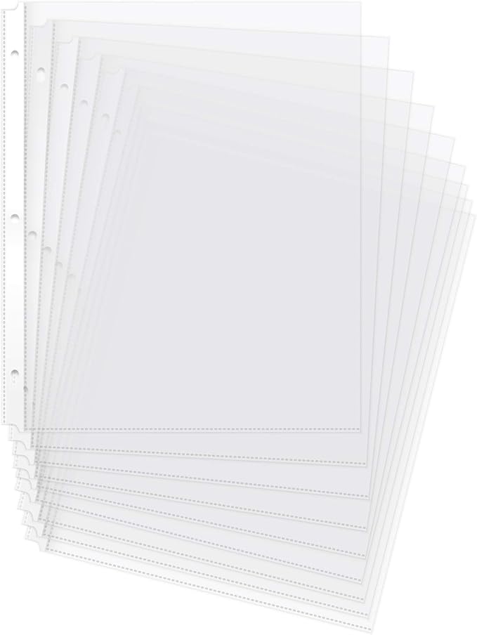 Amazon Basics Durable Clear Sheet Protectors by AmazonBasics