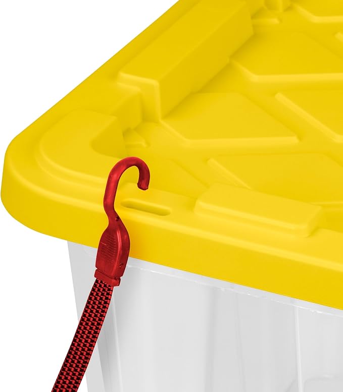 Sterilite 4-Pack Industrial Storage Box, Plastic Container Bins w/Lids - Image 9