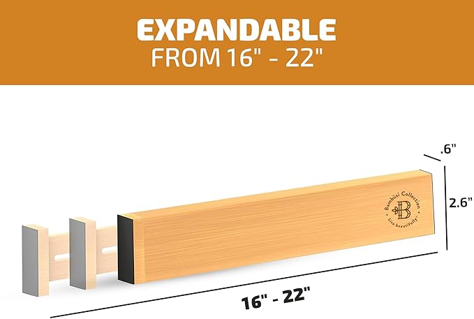 Bambüsi 4-Pack Drawer Divider - Image 3