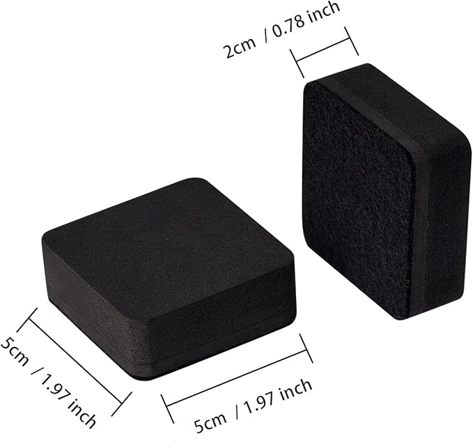 Dry Erase Erasers, Eeoyu 40 Pack Magnetic Whiteboard Dry Erasers Chalkboard - Image 2
