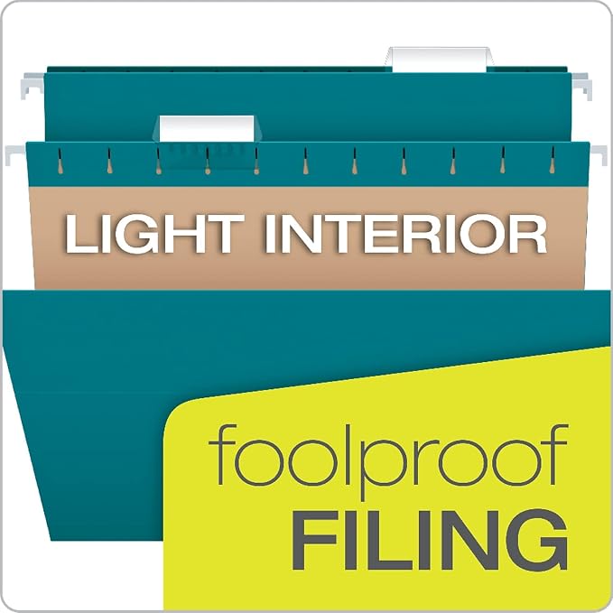 Pendaflex Recycled Hanging Folders, Letter Size, 1/5 Cut - Image 7