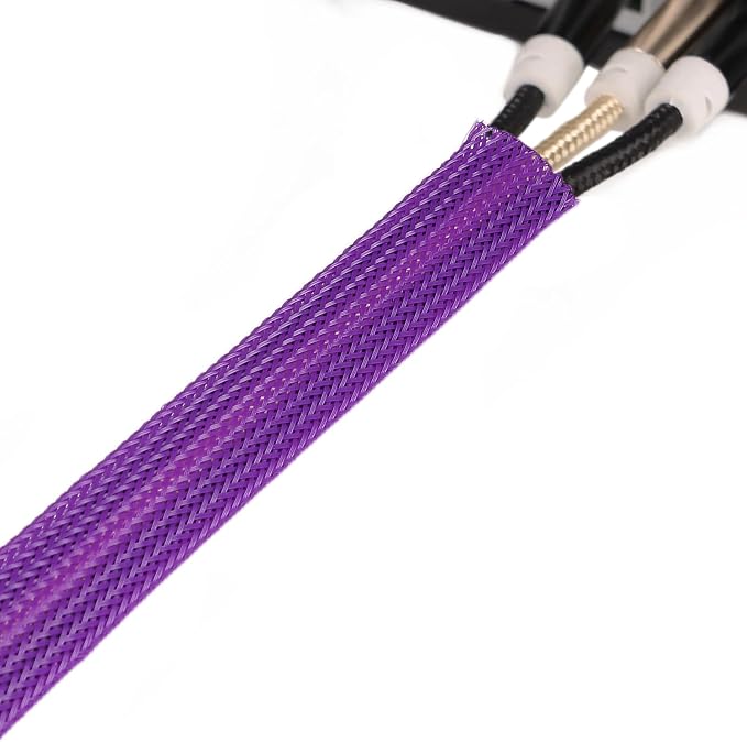 25ft PET Expandable Braided Cable Sleeve 1/6inch Pet Braided Cable Sleeve - Image 8