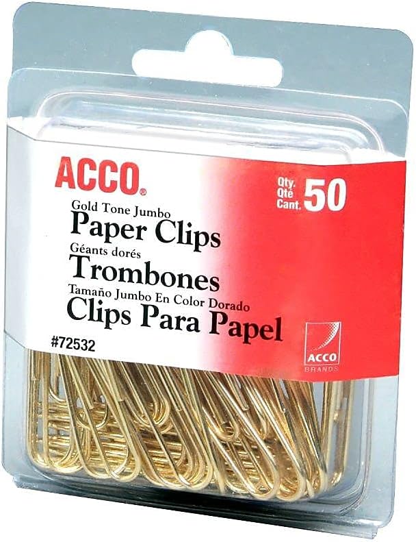 ACCO 72532 Paper Clips, Metal Wire, 1 3/4-Inch - Image 2