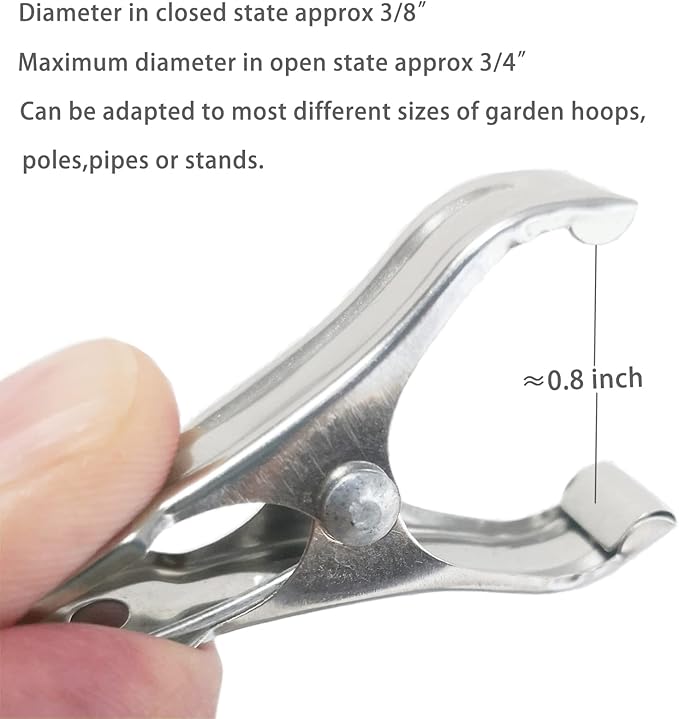 40 PCS Garden Clips, Have a Strong Grip to Hold Down the Shade Cloth or Plant - Image 5
