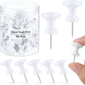 Outus 60 Pcs Giant Push Pins Jumbo Tacks 1/1.8inch Plastic Head by Outus