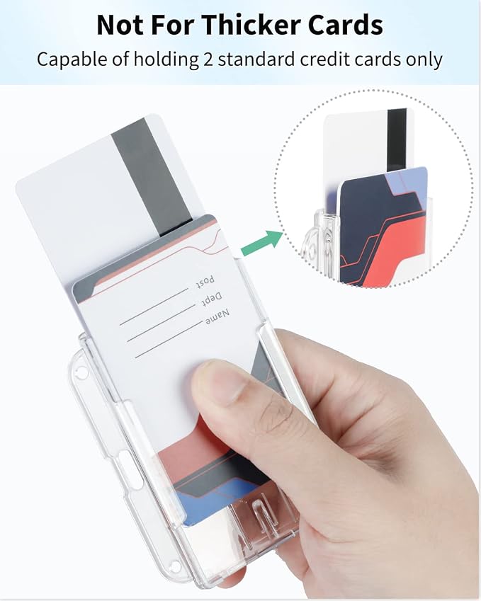 Pawfly 5 Pack Horizontal 2-Card Badge Holder - Image 2