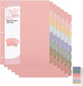 6 Sets of 48Pcs Binder Dividers by Prudiut