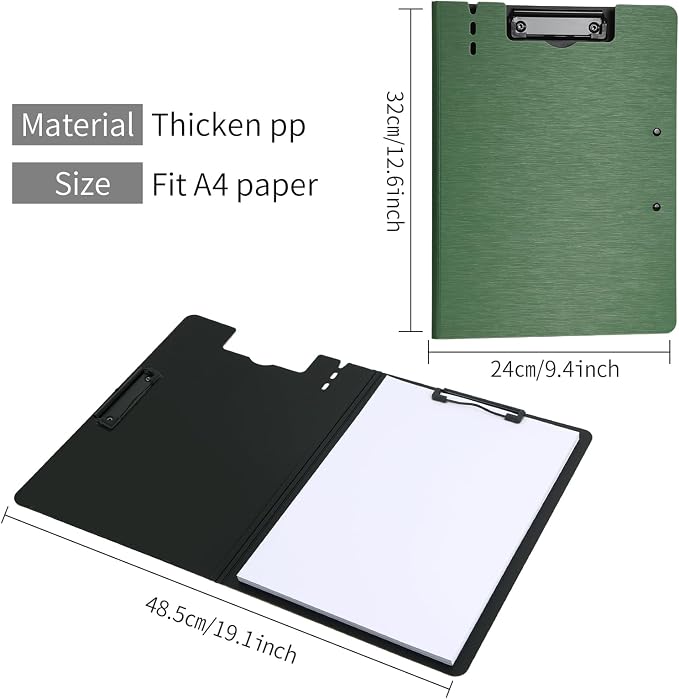 A4 Clipboard, 5 Pack Foldable Clipboards - Image 2