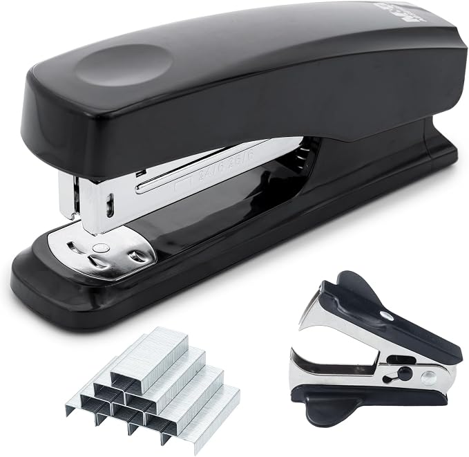 M&G Desktop Stapler with 25 Sheet Capacity, Two Binding Modes, Basic Stapler by MG