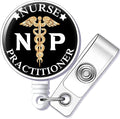 NP Nurse Practitioner Badge Reel Retractable by GEYGIE