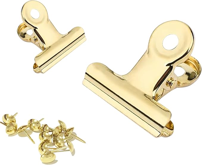 YUCHIYA 32 Pack Bulldog Clips by YUCHIYA