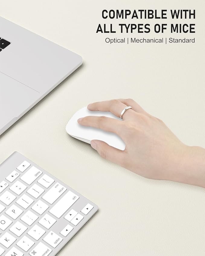Desk Pad, 23.6" x 13.8" PU Leather Non-Slip Desk Mat Large Mouse Pad - Image 4