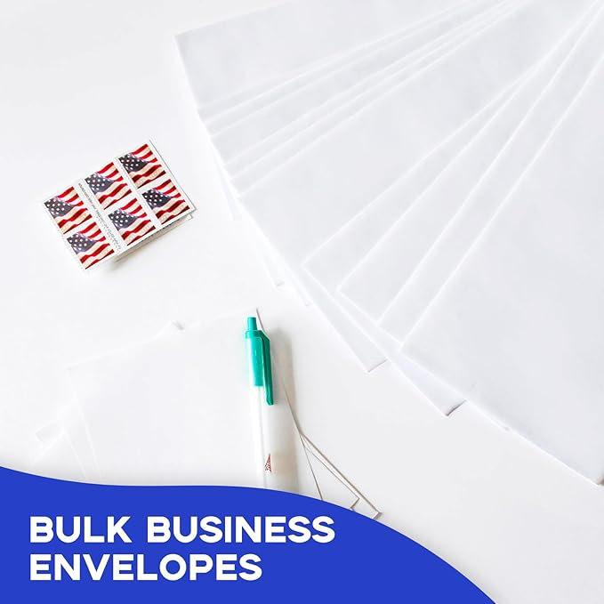 White Catalog 6x9 Envelopes Self Seal 250 PCS, Goefun Security Printable - Image 6