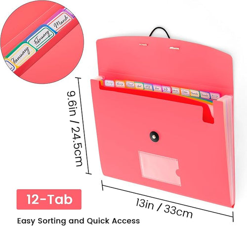 13 Pocket Accordion File Organizer - Image 2