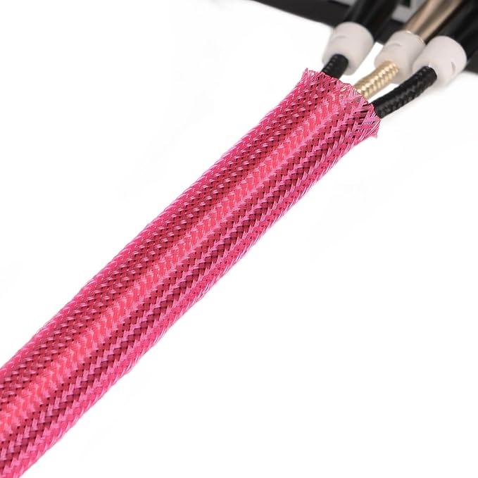 25ft PET Expandable Braided Cable Sleeve 1/4inch Pet Braided Cable Sleeve - Image 8