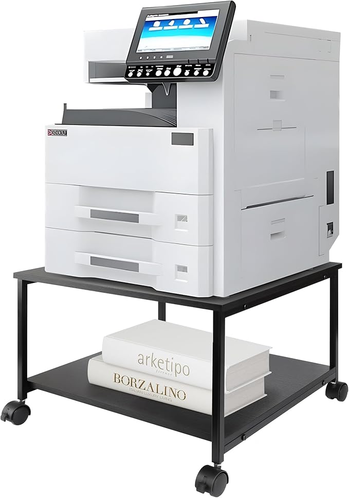 EMERIT 2-Tier Under Desk Printer Stand w/Storage by eMeritDirect