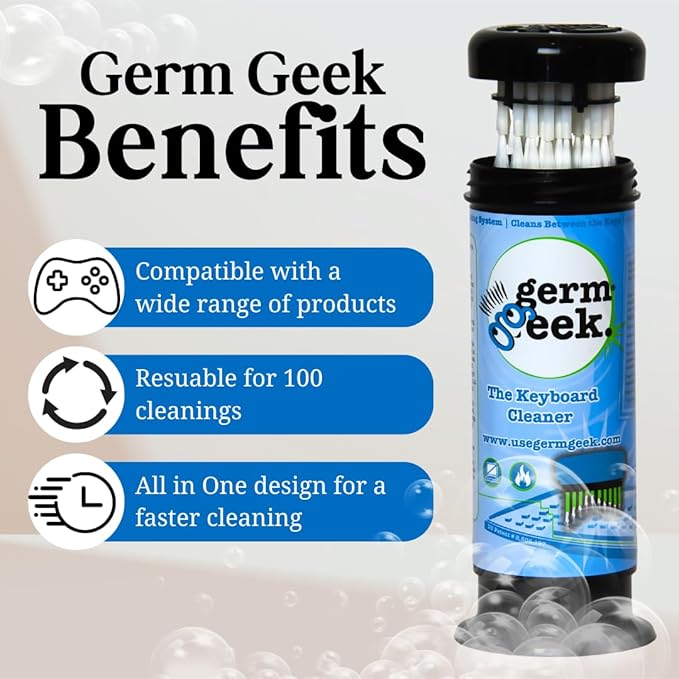 Germ Geek Keyboard Cleaning Brush Set - Image 4