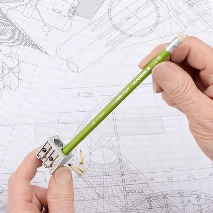 STAEDTLER 6-Pack Metal Double-Hole Pencil Sharpener - Image 3
