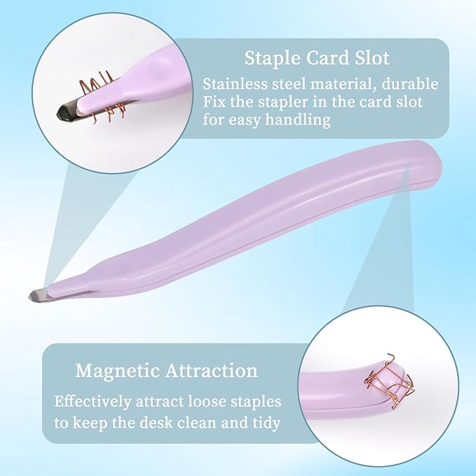 2 Pack Staple Remover Tools, 2 Color Stapler Remover and Staple Puller Set - Image 5