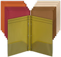 Mr. Pen- Plastic Folders with Pockets and Prongs, 15 Pack, Letter Size | by MrPen