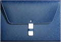PU Leather A4 File Folder Large Document Holder Waterproof Envelope Folder Case by yufocusqc