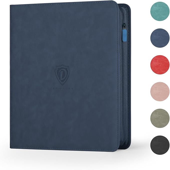 Trading Card Binder with Zip, 12 Pockets Card Binder, 720 Double Sided Pocket by High-qualityCardBinder