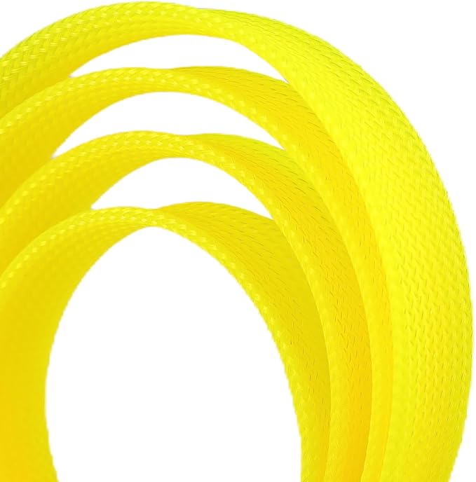 25ft PET Expandable Braided Cable Sleeve 13/16inch Pet Braided Cable Sleeve - Image 2
