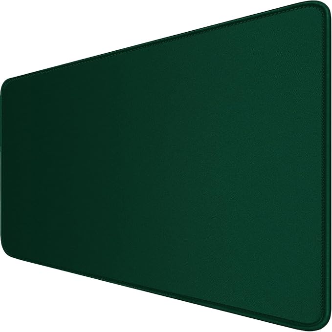 Gaming Mouse Pad with Stitched Edges, Durable Non-Slip Natural Rubber Base by Hsmienk