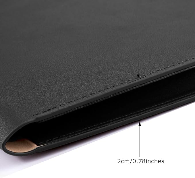 PU Leather A4 File Folder Document Holder Waterproof Portfolio Envelope Folder - Image 4
