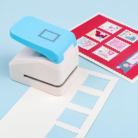 Stamp Punch | Stamp Hole Punches | 1.1X0.9 inch Rectangular Scalloped Edge - Image 6