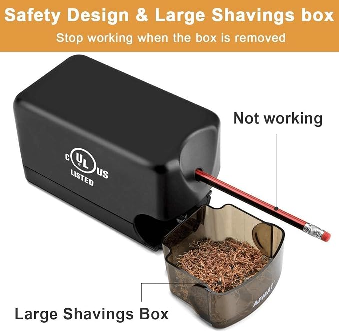 AFMAT 4 Pack Electric Pencil Sharpener, Heavy Duty Pencil Sharpener - Image 5