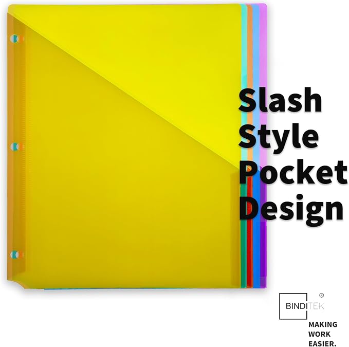 Binditek 10 Pack Poly Slash File Jackets - Image 4