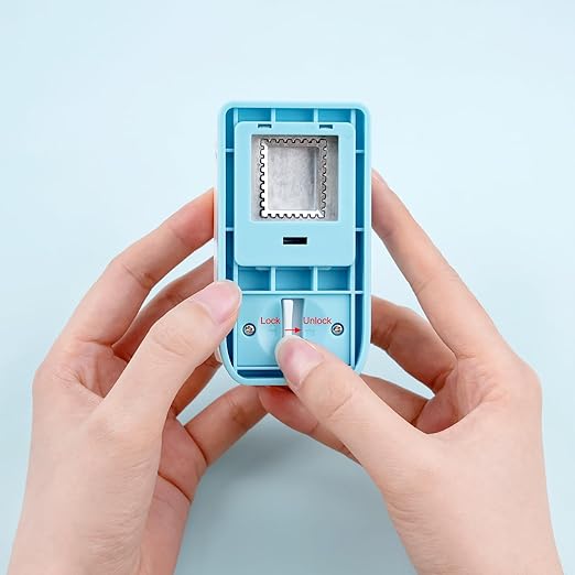 Stamp Punch, Stamp Puncher 1X0.8inch Rectangular Postage Stamps Punches - Image 4