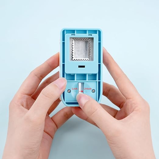 BAOFALI 2Pcs/Set Stamp Punch, Stamp Puncher, 1X0.8inch Rectangular Postage - Image 4