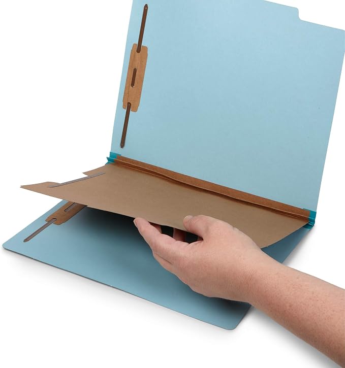 Blue Summit Supplies 30 Blue Classification Folders - Image 4