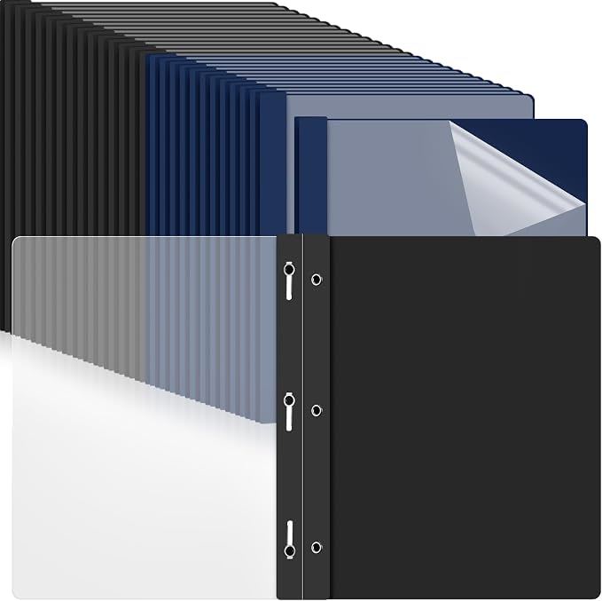 Feifeiya 48 Pack Plastic Report Covers by Feifeiya
