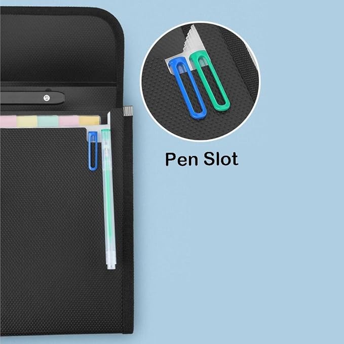 12 Pockets Letter Size/A4 Accordion File Organizer - Image 4